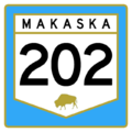 State highway route marker