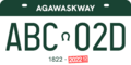 Standard license plate (2022-present)