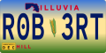 Illuvia License Plate