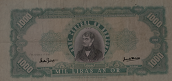 1000 lira banknote (TBD)