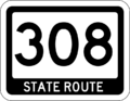 Example of generic state Highway Route marker
