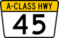 Example of Class A Trunk Highway Route marker