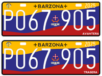 Vehicle registration plate