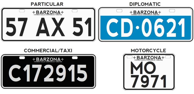 File:Barzona registration plate.png