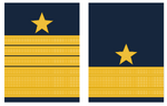 Sierran Admiral and Commodore rank insignias