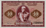Arecales colonial 10 shillings note